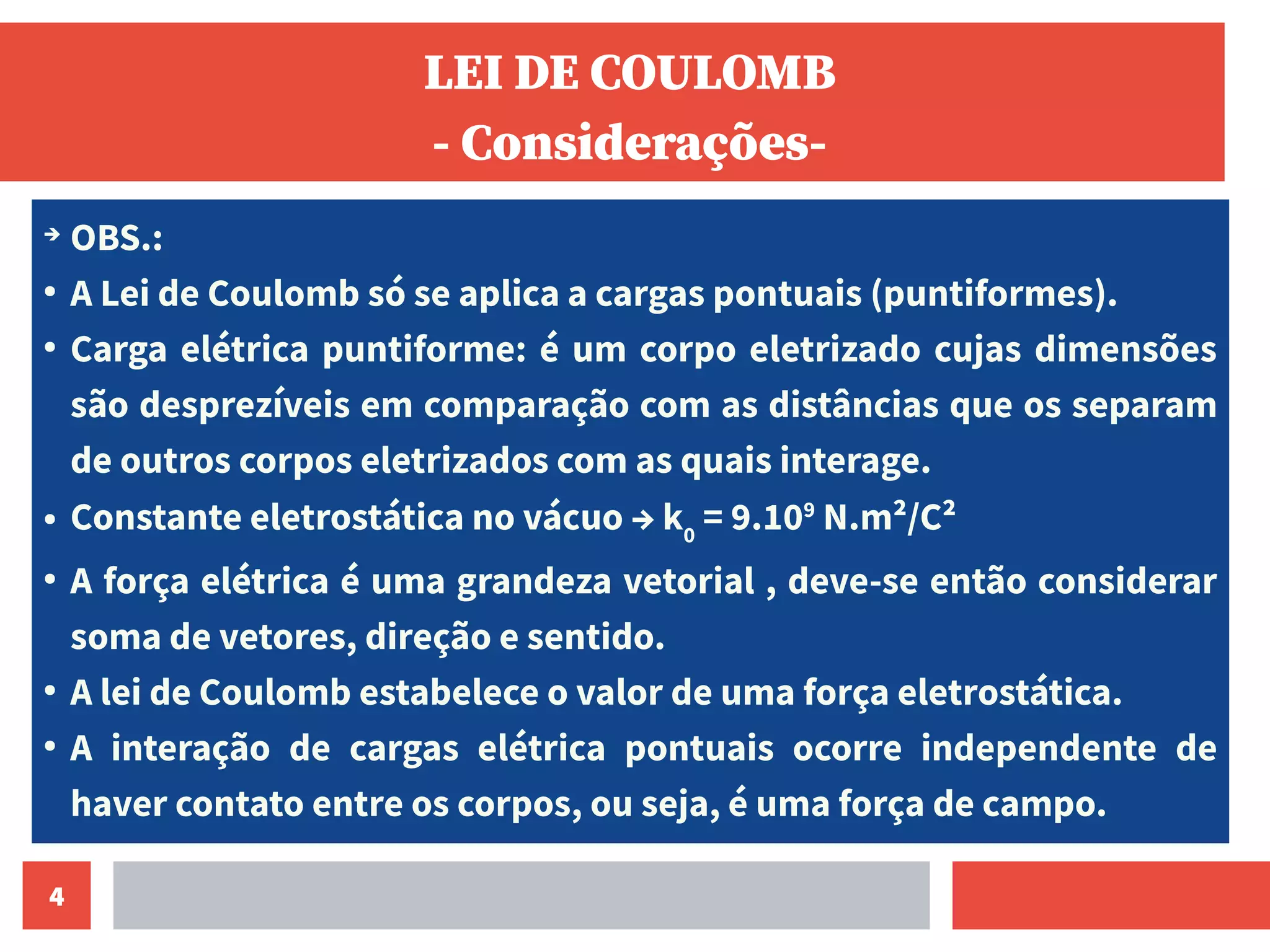 Lei de coulomb slides atividades | PDF