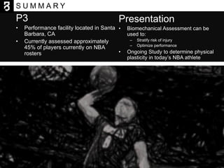 Eric Leidersdorf - A Biomechanical Analysis of the NBA Athlete | PDF