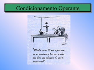 Condicionamento Operante
Condicionamento Operante
 