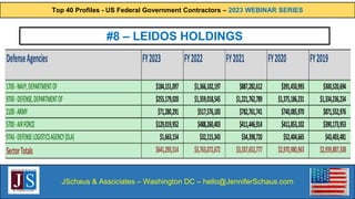 Top 40 Federal Contractors - PROFILE #8 - Leidos