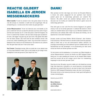 REACTIE GILBERT
ISABELLA EN JEROEN
MESSEMAECKERS
Gilbert Isabella: “Ik voel me verwend met al dat gratis advies. En ben blij
met alle energie en creativiteit. U heeft heel veel aangedragen. We zijn
schatplichtig aan u na deze avond. Dat moeten we goed gebruiken.”
Jeroen Messemaeckers: “Ik ben het helemaal eens met Isabella, op dit
punt. U zoekt een hart voor uw wijk. Een plek waar je je thuis voelt. Ik krijg er
wel heel veel inspiratie van. Er is heel veel passie, ondernemersgeest, ook
humor in Leidsche Rijn. Ik beloof u dat wij al deze energie gaan kanaliseren.
Ik moet u wel zeggen: het gaat nog vier jaar duren. Heb geduld. We willen
hier het beste uithalen. Dat moet vanaf de start zichtbaar worden. We
kunnen een unieke ontwikkeling gaan maken, nog nooit eerder vertoond in
Nederland. Hoe maak je van het winkelcentrum de huiskamer van Leidsche
Rijn. We gaan kijken wat we er mee kunnen doen.”
paul tankink: “Geweldige energie. Wat me opviel dat er een pleidooi was
om het project flexibel te maken. Dat is al de praktijk van de huidige markt.
Gezelligheid is heel veel genoemd. Daar begint het mee. “

DANK!
Wat spontaan als klein idee begon aan de bar van Brouwerij Maximus
is binnen drie weken uitgegroeid tot een spontaan maar bovenal
positief geluid van de toekomstige gebruikers van Leidsche Rijn
Centrum. Wij wilden vooral een positieve bijdrage leveren aan de
discussie over de invulling van Leidsche Rijn Centrum gezien vanuit die
toekomstige gebruikers.
Onze dank gaat uit naar Jack Knol die namens Capgemini ons gastvrij
ontving in één van de eerste gebouwen in Leidsche Rijn Centrum. Direct
nadat ons initiatief bekend werd kregen wij van Marieke Dubbelman het
aanbod dat zij een website wilde maken met daarop een live-blog van de
bijeenkomst en dat lukte! Fantastisch!
Intussen vonden wij Ernest Pelders, Michiel Krijvenaar, Jeen Kootstra,
Frank Verschoor, Piet Hein Erdman en Xander Coolen bereid de gesprekstafels te leiden wat zij met veel enthousiasme hebben volbracht. De
prachtige samenvatting van deze tafelheren gaf een duidelijk beeld van de
betrokkenheid van alle aanwezigen. In de voorbereiding van deze avond
schoof ook André van Schaik spontaan aan tafel.
Tot slot danken wij het stadsbestuur in de persoon van Gilbert Isabella en
Jeroen Messemaeckers namens de directie van ASR Vastgoed Ontwikkeling voor hun open opstelling ten aanzien van dit initiatief. Beide hebben
vanaf het moment dat wij hen vroegen mee te doen hun medewerking
toegezegd en dat ook waar gemaakt. Dank!
Deze klus zit erop. We weten nog niet in welke vorm dit initiatief een vervolg
krijgt. Vast staat dat er behoefte is om vanuit bewoners, de toekomstige
gebruikers van Leidsche Rijn Centrum, een stem te laten horen. Gemeente
Utrecht en ASR Vastgoed Ontwikkeling moeten iets doen met dit signaal.
Wij vonden het tot nu een boeiend proces wat in ieder geval heeft geleid tot
nieuwe vriendschappen.
Utrecht, januari 2014
Marco Redeman
Jan Willem Schouw
Johan de boer
www.toekomstlrc.nl

22

 