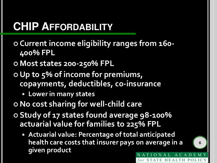 Affordability and Lessons Learned from State CHIP Programs by Leigha