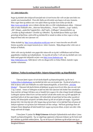 Snertileiki (Hand Thinking Games)