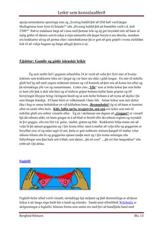 Rökþroskaleiki (Logical Thinking Games)