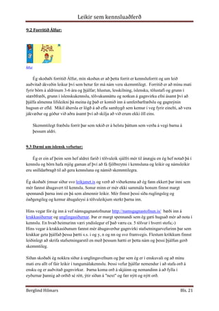 Leikir sem kennsluaðferð