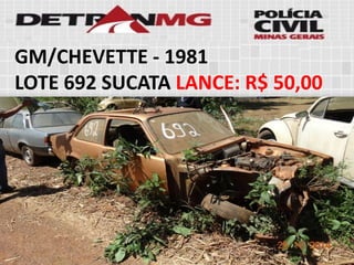 GM/CHEVETTE-1981 
LOTE692SUCATALANCE:R$ 50,00  