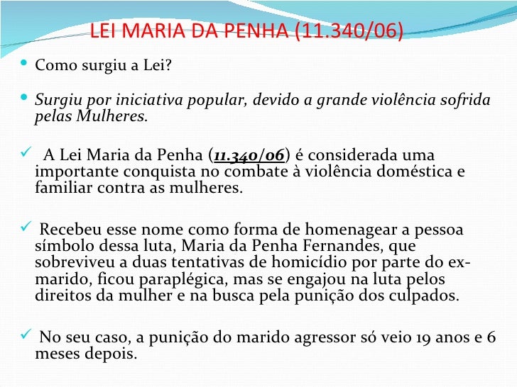 Artigo maria da penha