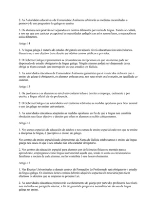 Lei Normalizacion Linguistica