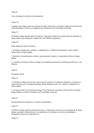 Lei Normalizacion Linguistica