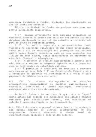 Lei orgânica de uibaí 2010 (proposta)
