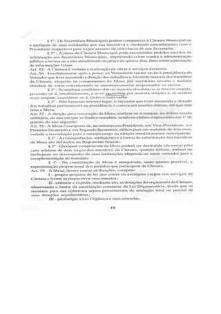 Lei orgânica do município de arraial