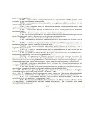 Lei orgânica do município de arraial