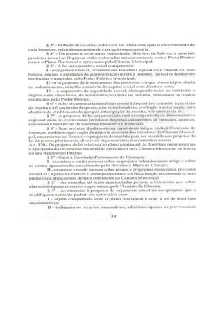 Lei orgânica do município de arraial