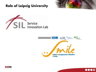 Role of Leipzig University




                             18
 