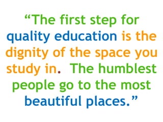 1. High quality public education -‐ Learning-‐




                      Good beginning Program
 