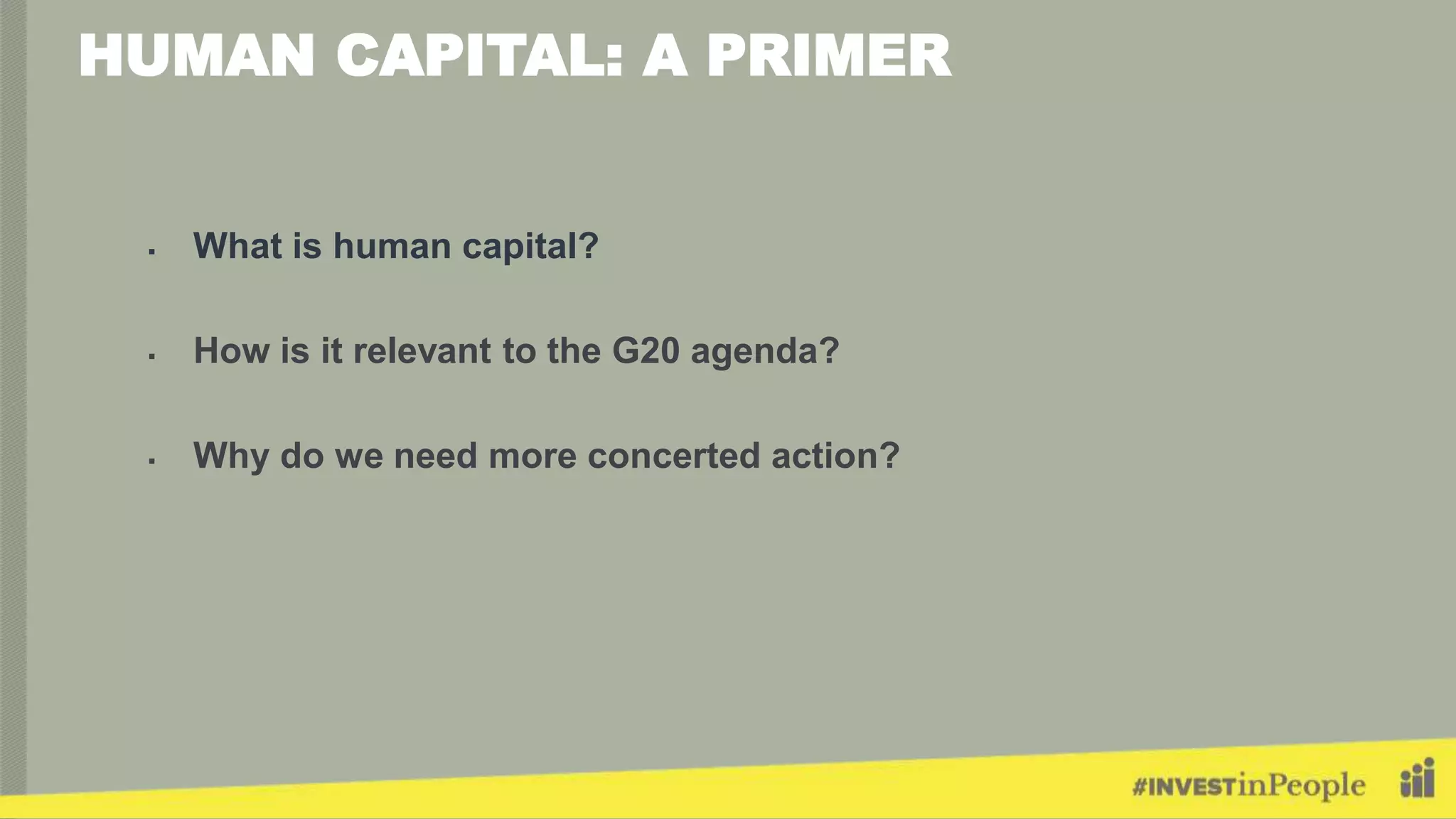 Human Capital Investment | PPTX