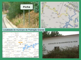 Localidade do município de Pedrógão Grande Município Pedrógão Grande 