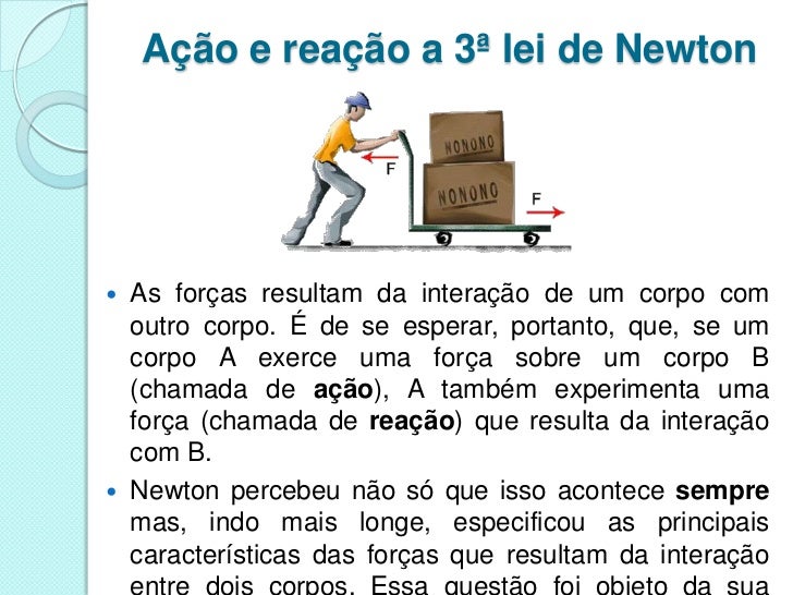 Exemplos Da Lei Da Ação E Reação