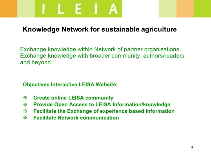 Repository on Low External Input and Sustainable Agriculture