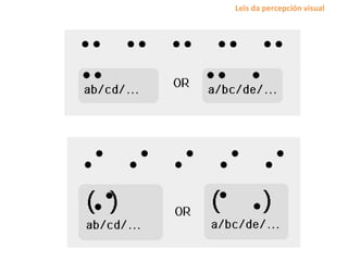Leis da percepción visual
 