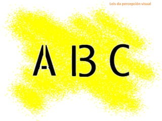 Leis da percepción visual
 