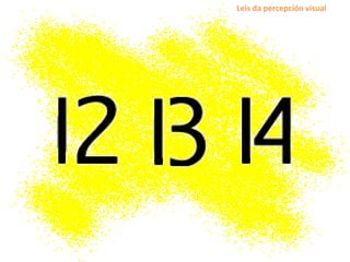 Leis da percepción visual
 