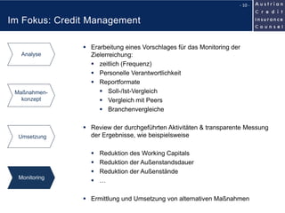 Leistungspräsentation Credit Management
