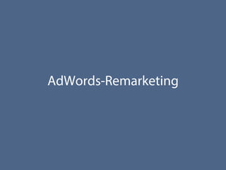 AdWords-Remarketing
 