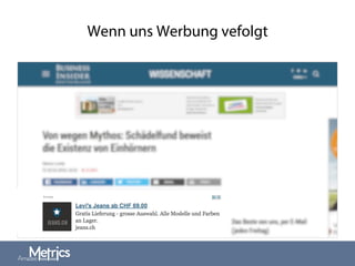 Wenn uns Werbung verfolgt
 