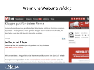 Wenn uns Werbung verfolgt
 