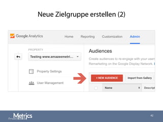 Neue Zielgruppe erstellen (2)
42
è
 