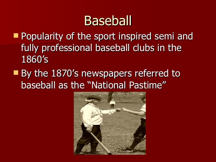 Leisure Activities In America