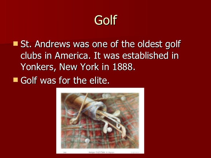 Leisure Activities In America