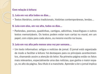 Leitura ler e escrever