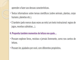 Leitura ler e escrever