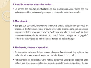 Leitura ler e escrever