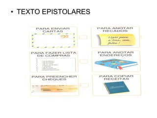 • TEXTO EPISTOLARES

 