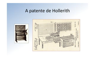 A patente de Hollerith
 