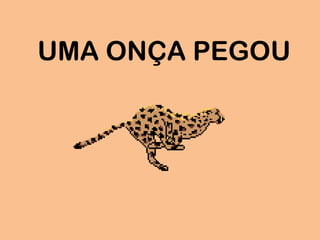 UMA ONÇA PEGOU
 