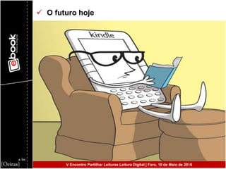 O futuro hoje
V Encontro Partilhar Leituras Leitura Digital | Faro, 10 de Maio de 2016
 