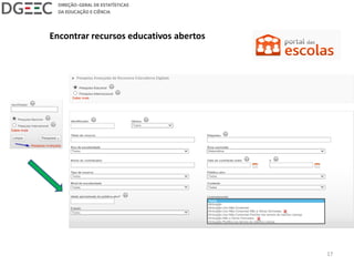 Encontrar recursos educativos abertos
17
 