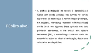 Leitura e apresentação lúdica