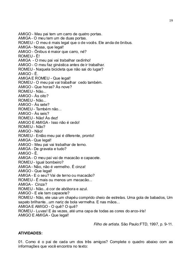 Exemplo De Um Dialogo Entre Duas Pessoas