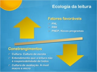Ecologia da leitura
 