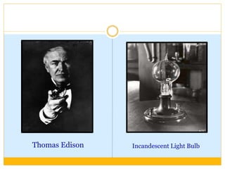 Thomas Edison Incandescent Light Bulb
 