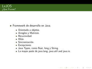 LeJOS - Java para Robots Lego NXT | PPT