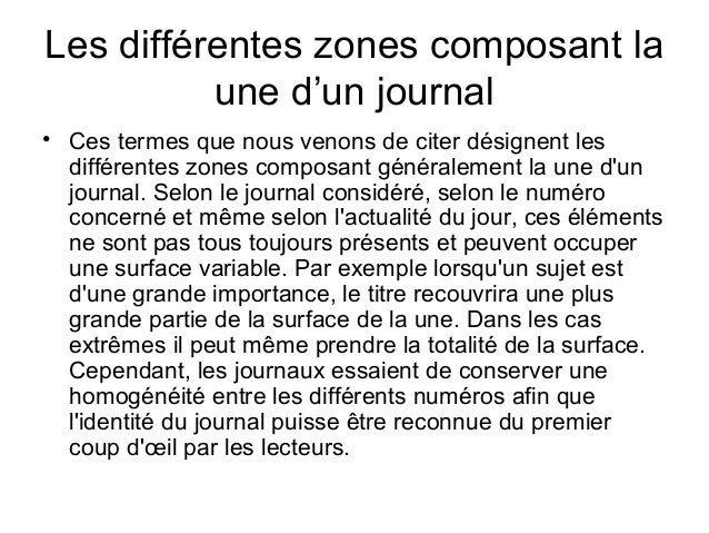 Le journal