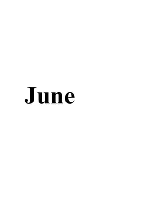 June
 