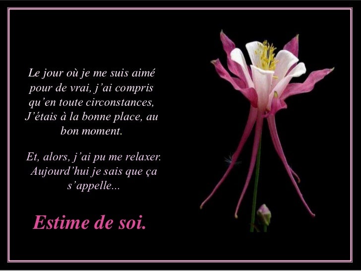 Le jour ou je me suis aimé pour de vrai