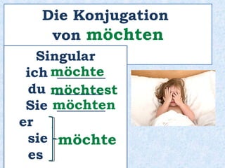 Ich _________ lieber Erdbeeren
aber bitte mit Sahne!
mag
 